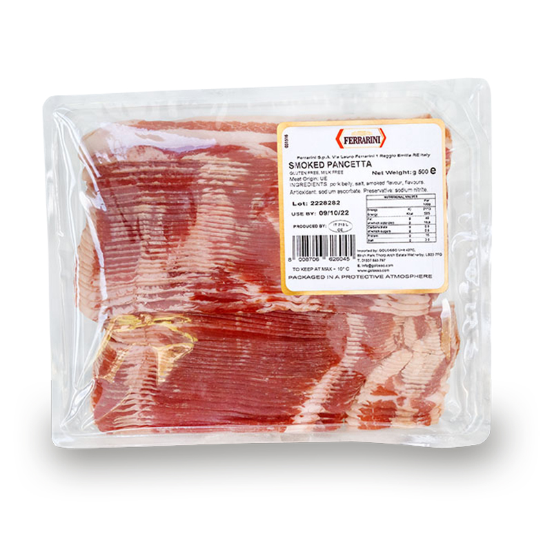 Sliced Smoked Pancetta 500g